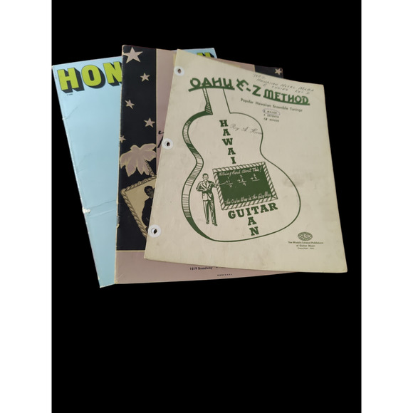 Unknown Other - Bundle of Hawaiian guitar music books
